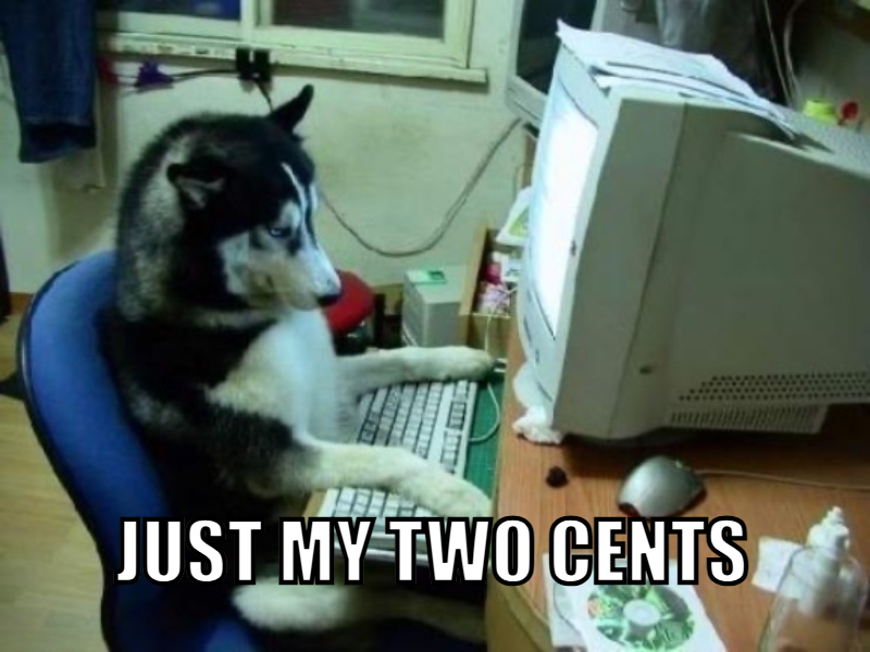 My two cents